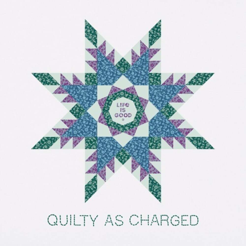 Life Is Good Women's Quilty as Charged Crusher Tee